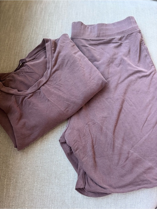 nuuds Other - nuuds Dark brown Soft Knit oversized Tee and bike shorts